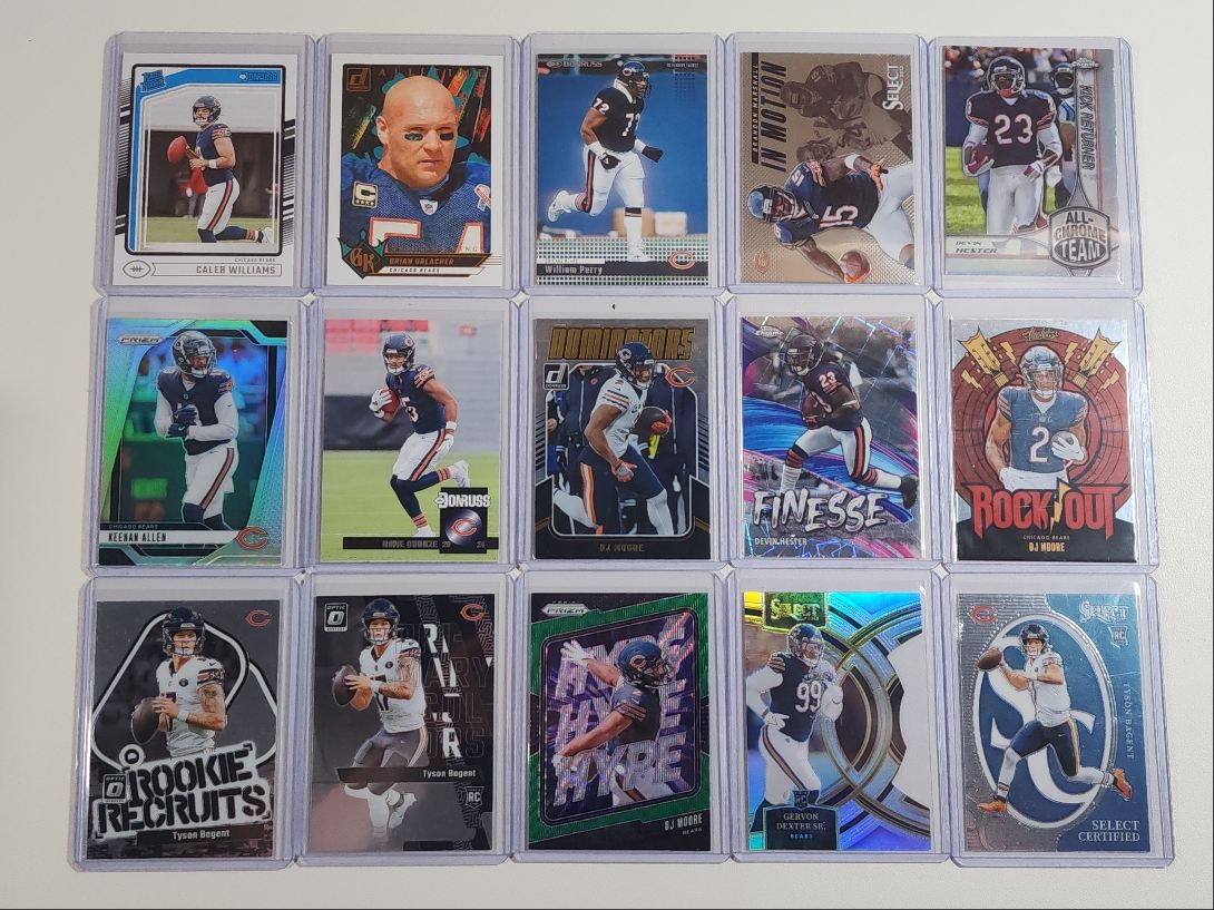[15] TYSON BAGENT ROME ODUNZE 2023 DONRUSS OPTIC ROOKIE RECRUITS RC Q1300