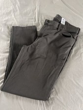 Banana Republic Men s 38 x 34Slim Fit Traveler Pants Grey Casual Stretchy Jeans