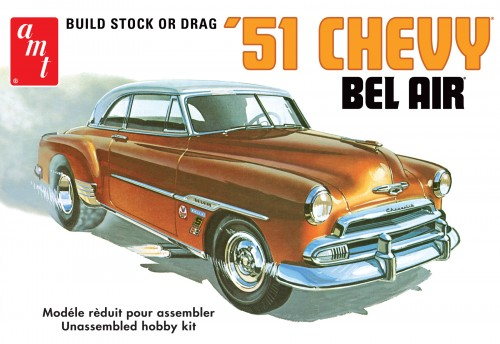 AMT 1/25 1951 Chevy Bel Air Plastic Model Kit - Picture 1 of 1