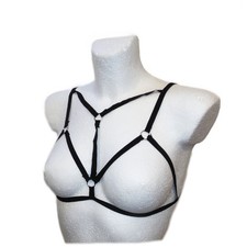 Bras Black Harness