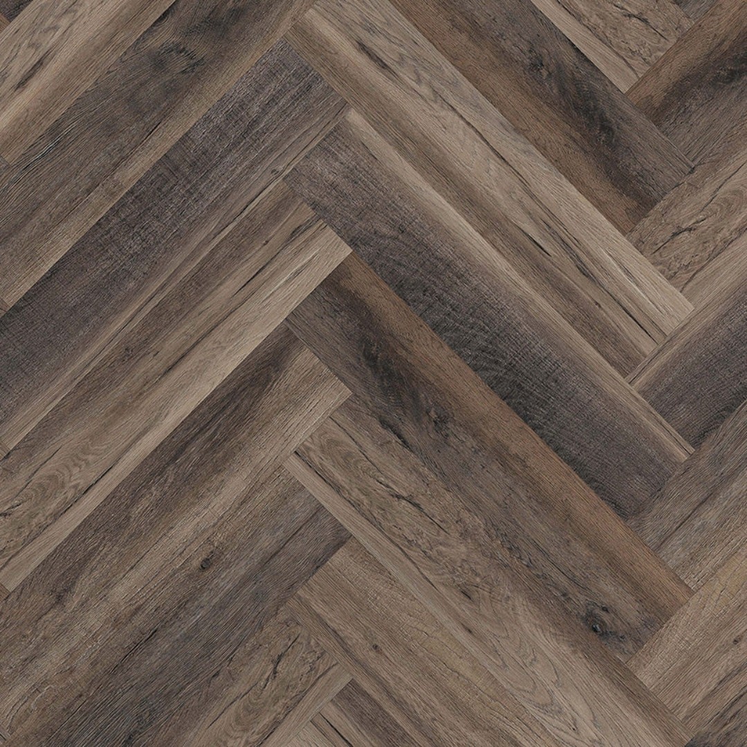 LVT Luxury Click Vinyl Herringbone Flooring Waterproof LVT Floor 2.04m² Pack