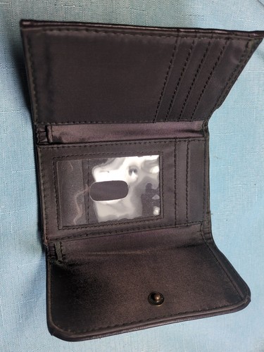 Cartera para mujer triple pliegue de GEORGE marrón claro tostado portatarjetas de crédito cartera de cambio - Imagen 15 de 18
