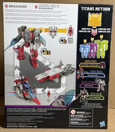 Transformers Generations Titans Return Voyager Class Broadside and Blunderbuss - Picture 2 of 2