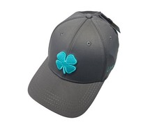 NEW Black Clover Live Lucky Premium Clover 140 Charcoal Fitted S/M Golf Hat