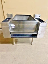 "GLASTENDER IB-38-2Y-CP10" COLD PLATE ICE BIN BARTENDER STATION WITH SPEED RAIL