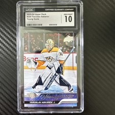 2023-24 Upper Deck Series 1 - Young Guns Yaroslav Askarov #204 (RC) CGC 10