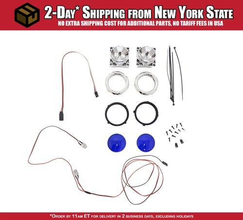 Primal RC Son-Uva Digger Complete Headlight Kit with Wiring and LED Lights - 第 1/1 張圖片