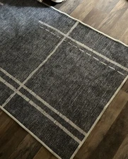 $259 RUGGABLE Stellan Charcoal Rug Tufted Rug 2.5'X10' (NO PAD)