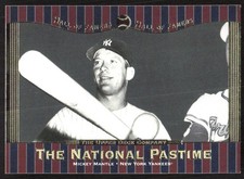 4669I 2001 Upper Deck Hall of Famers #61 Mickey Mantle
