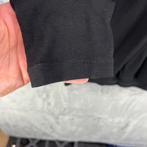 Icebreaker Men's Classic Merino 260 1/4 Zip Long Sleeve Sz Large Black - Picture 6 of 19