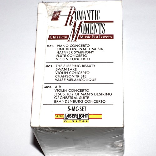 Romantic Moments Classical Music For Lovers (Cassette Box Set 1992) NEW SEALED - Picture 4 of 6