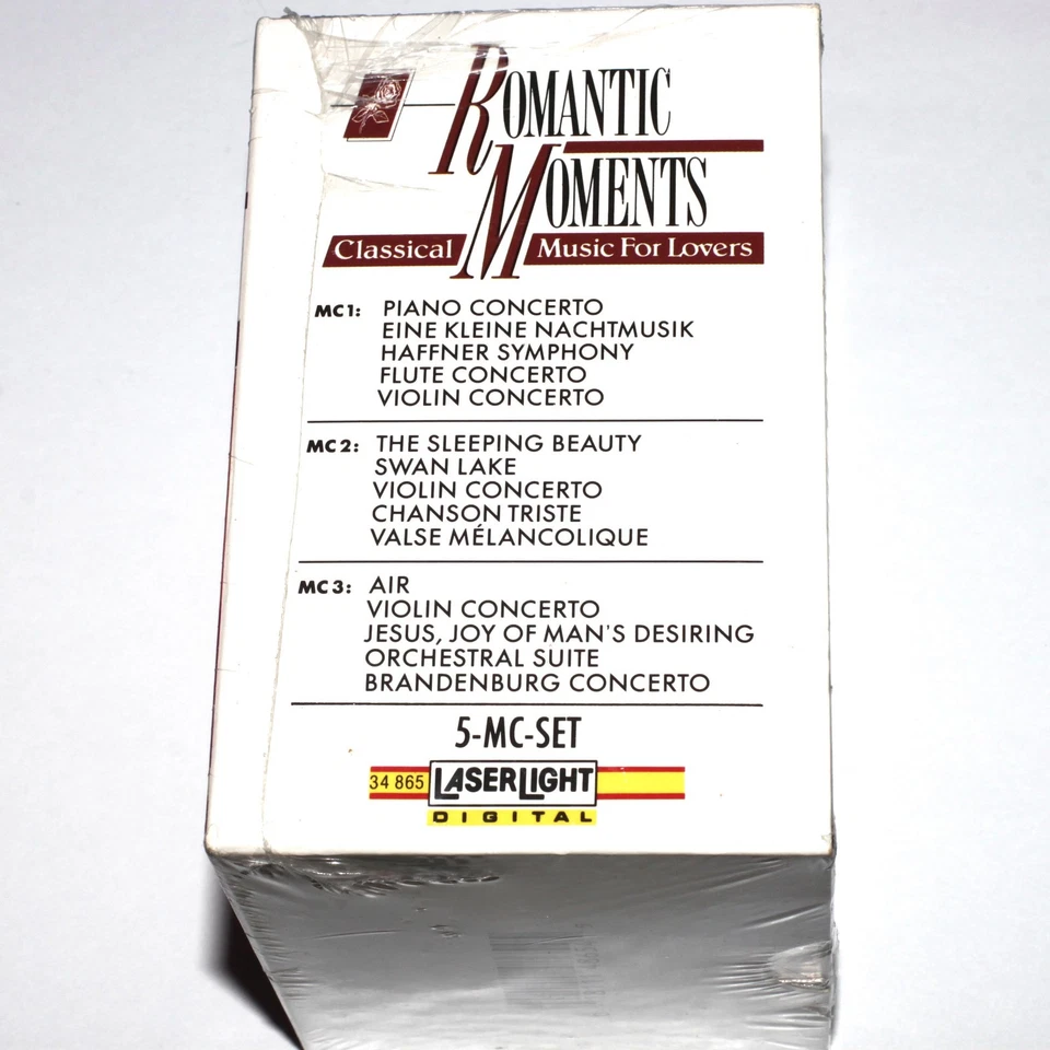 Romantic Moments Classical Music For Lovers (Cassette Tape Box Set) NEW SEALED - Image 4 of 4