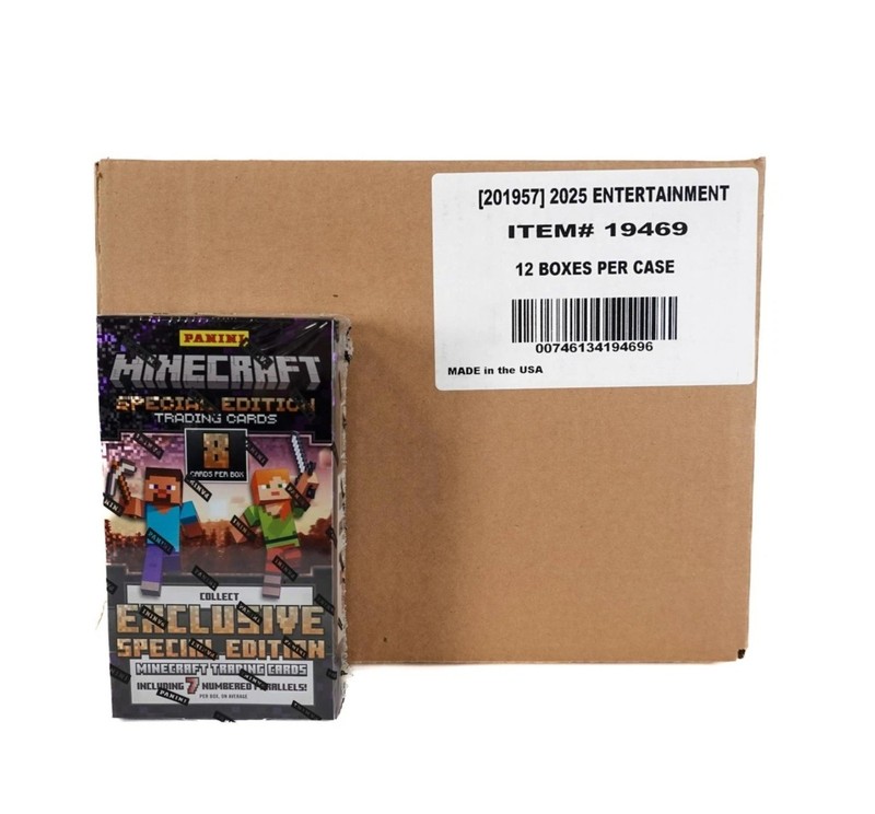 MINECRAFT SPECIAL EDITION HOBBY 12-BOX CASE (PANINI 2025)