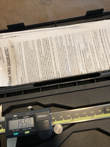 Mitutoyo 500-196-30 6in. Absolute Digimatic Caliper Machinist Tool Tested - Picture 4 of 6