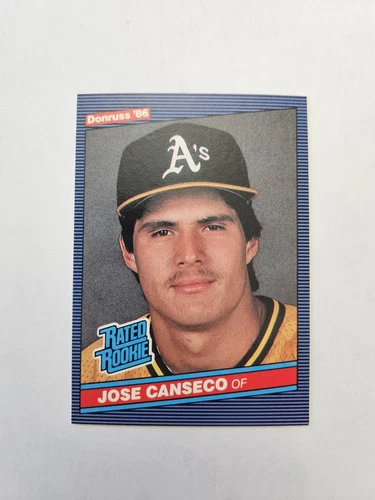 1986 donruss jose canseco 39 Rookie Mint!