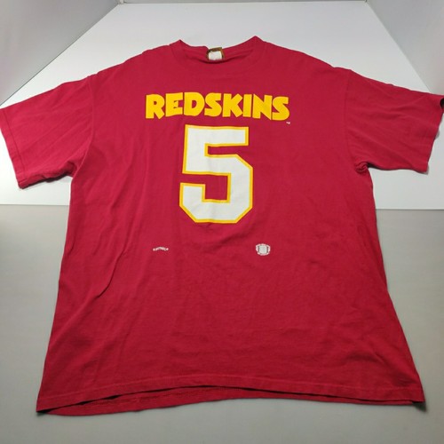VTG Washington Redskins T Shirt NFL Football 90s Red Mens XL #5 Shuler - Picture 1 of 8