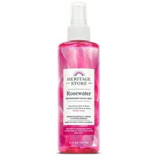 HERITAGE STORE Rosewater - Refreshing Facial Mist for 8 Fl Oz (Pack of 1) 