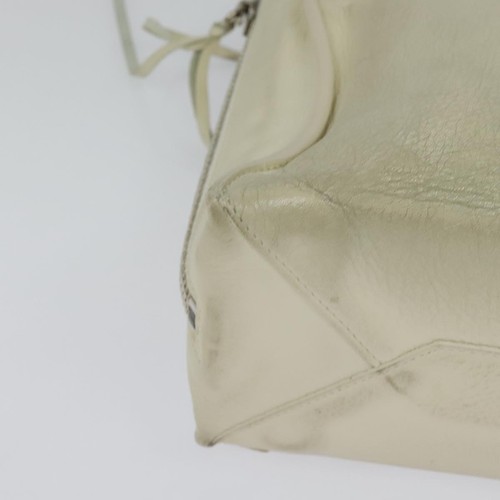Auténtico bolso de mano Balenciaga Paper de cuero blanco - Imagen 6 de 23