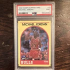1990 Hoops Superstars Michael Jordan #12 Chicago Bulls PSA 9 Graded Card
