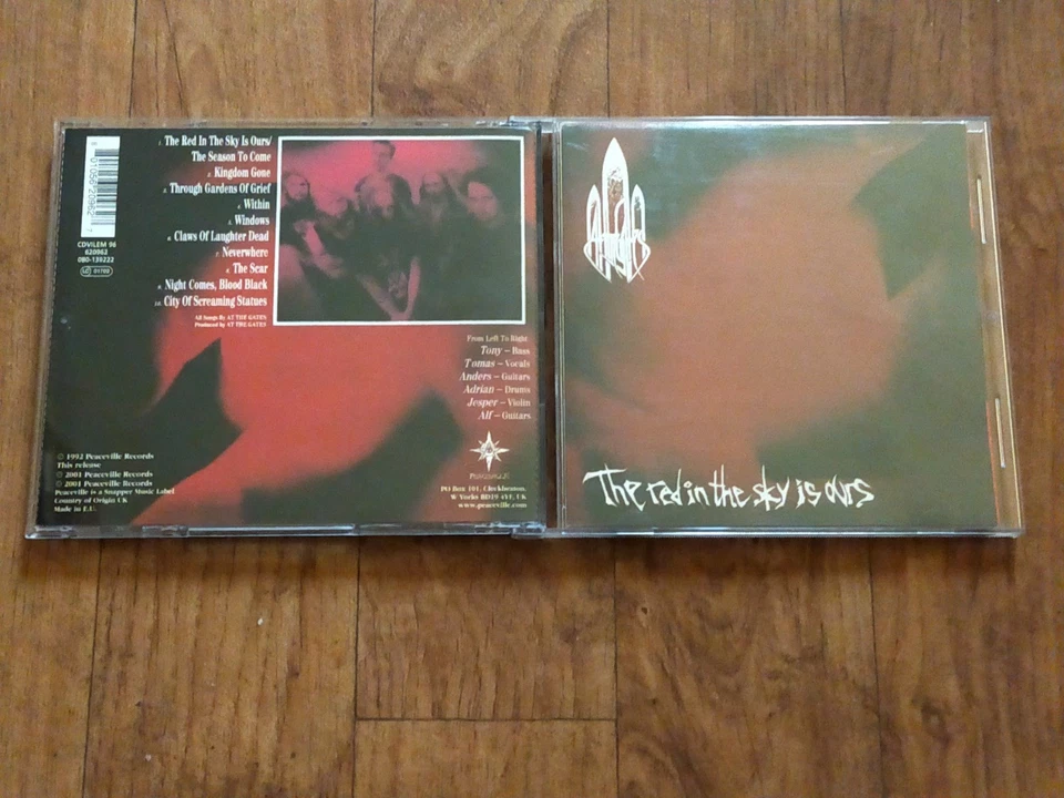 At The Gates- The Red In The Sky Is Ours, Reissue-CD 2001 (Eucharist,Hypocrisy)