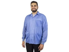 Desco 73760 - Statshield smock - jacket style with knitted cuffs / blue / Large