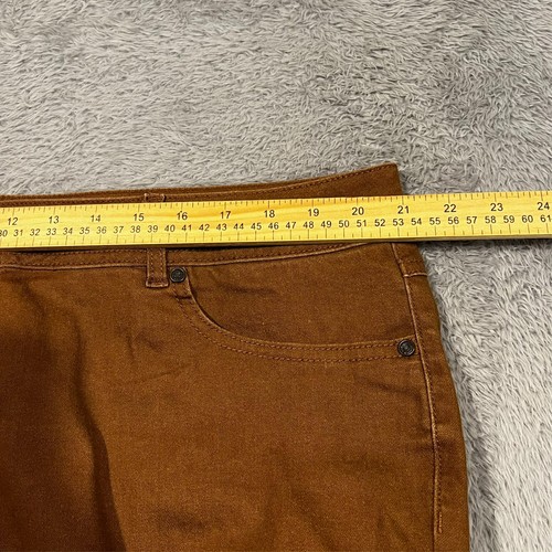 Cato Est 1946 Hi-Rise Jeans Women's Plus Size 18W 42x29 Brown Stretch - Picture 4 of 14