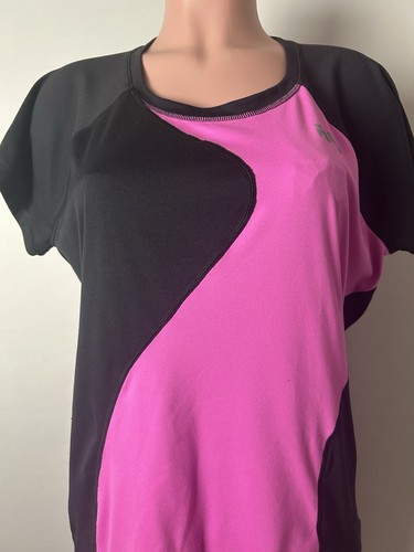 🎾 Fila Sport Womens Performance Stretch Short Sleeved Shirt Size XL Pocket - Picture 4 of 11