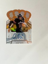 QUEZ WATKINS 2020 CROWN ROYALE BRONZE SSP ROOKIE AUTO CARD RC #80 RARE 70 /99