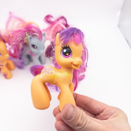 4 Stück My Little Pony MLP 3,5 Generation Rainbow Dash Cheerliee Scootaloo 2008 - Bild 2 von 13