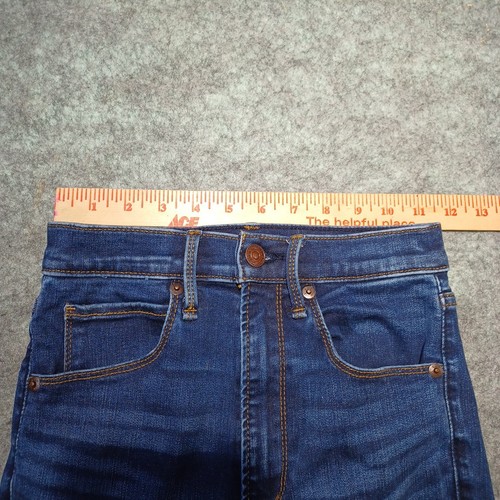 Pantalones de mezclilla Abercrombie Fitch para mujer talla 24 - tiro ultra alto súper ajustados desgastados - Imagen 3 de 12