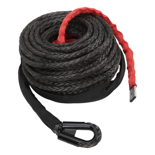 Ι Synthetic Winch Rope With Protective Sleeve High Toughness 7.5T Strength 9.5mm - Picture 3 of 12