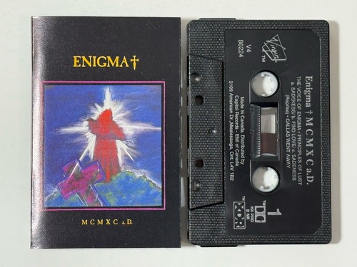 MCMXC A.D. by Enigma (Cassette Tape, Feb-1991, Virgin Records) Excellent Cond. - Picture 3 of 5