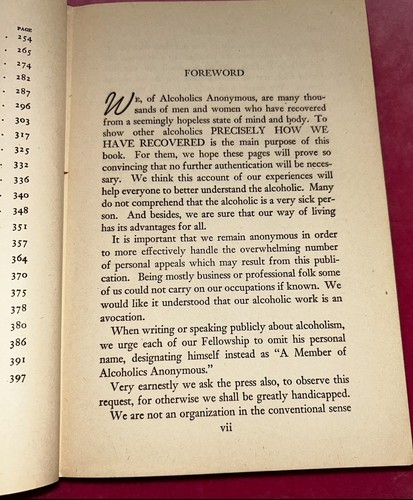 Alcoholics Anonymous Big Book 1st Edition, 14th Printing, 1951 - Picture 7 of 7