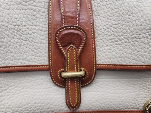 Vintage Dooney & Bourke Essex Crossbody Handbag Leather Handbag White - Bild 7 von 22