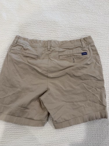 CHUBBIES 7" Regular Fit Stretch Cotton Khaki Flat Front Chino Shorts Sz 32 - Picture 2 of 5