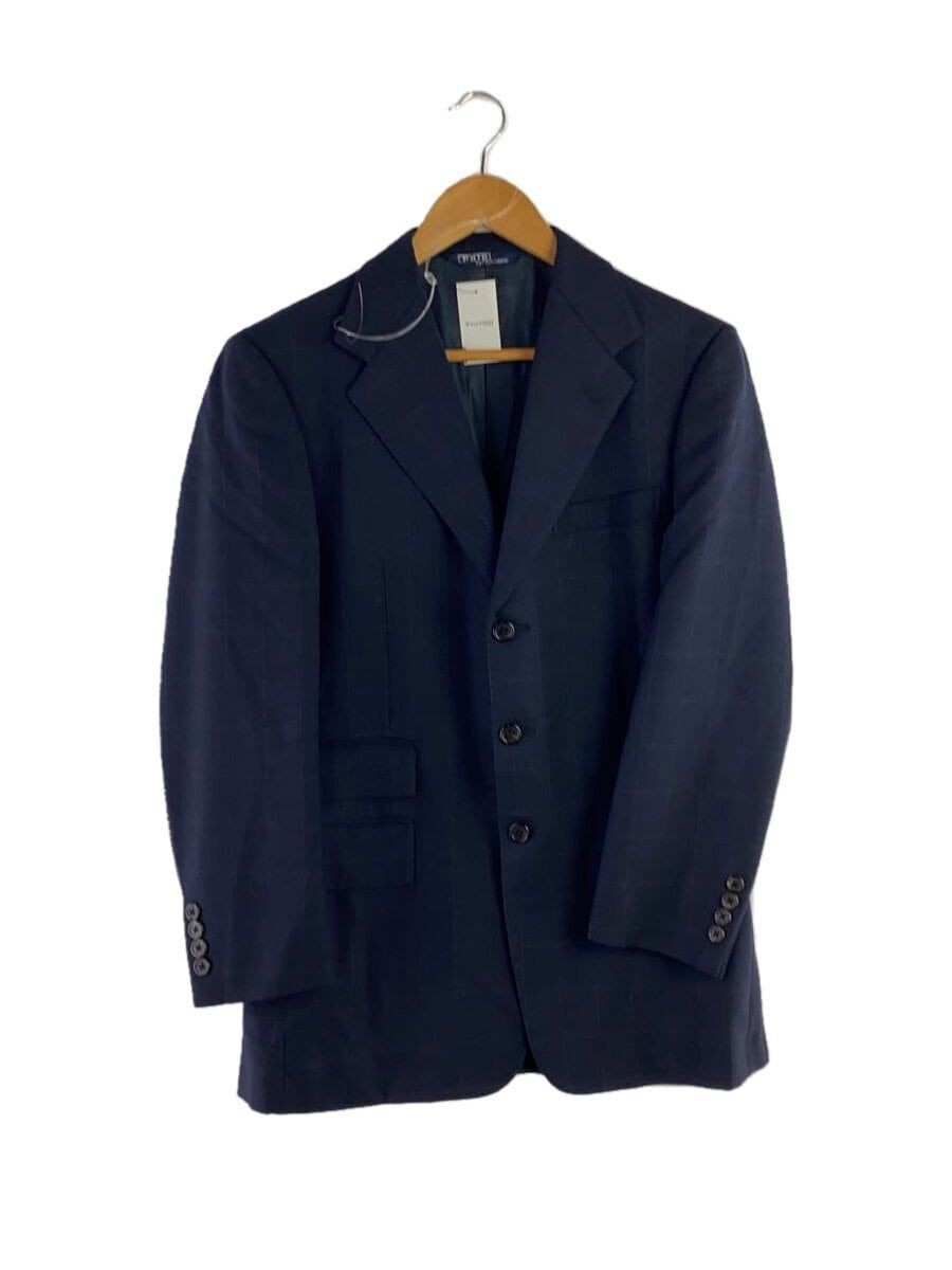 USA製 80'S Ralph Lauren wool  3B jacket RALPH LAUREN tailored jacket 3B wool navy check Used | eBay