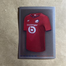 124 LILLE PANINI FOOTBALL JERSEY 22 2021 2022 STICKERS FOOTBALL FRANCE