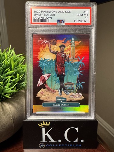 2020-21 Panini One and One - Downtown Jimmy Butler #18 PSA 10 - Bild 1 von 2