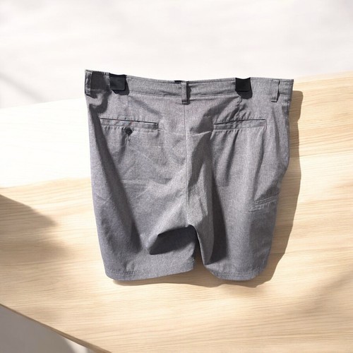 Pantalones Cortos de Golf PGA Tour Pro Series Para Hombre 38 Gris Rendimiento Tejido Ligero - Imagen 2 de 8