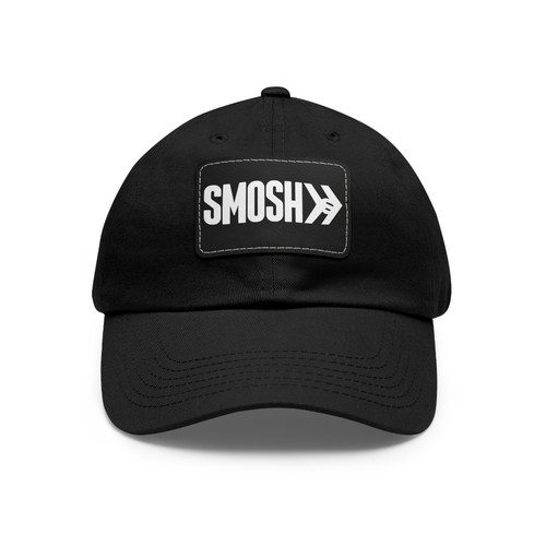 SMOSH Vlogger Icon Dad Hat Faux Leather Patch Adjustable Cap - Picture 3 of 25
