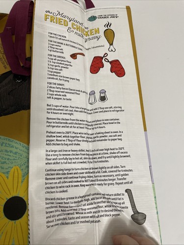 Trader Joe’s Mystery State Bag Maryland Reusable Grocery Shopping Bag NEW - Picture 5 of 5