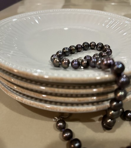 LENOX 4 piezas PLATO ENSALADA DE ALMUERZO FRANCÉS PERLA SURCO 9” BLANCO NUEVO CON ETIQUETAS HERMOSO - Imagen 8 de 8