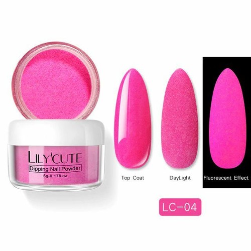 Lily Cute Neon Glow In The Dark Fluorescent Dipping Powder - 5g - *8 SHADES* - Picture 6 of 11