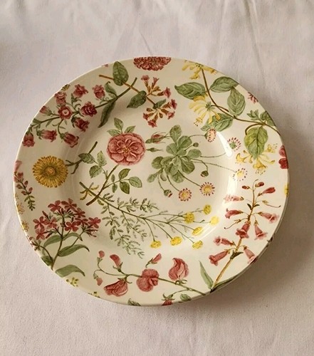 Royal Stafford Dinner Plate Hedgerow Wild Flowers Earthenware Made England 11" - Picture 1 of 8