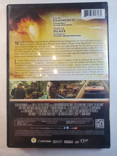 Love and Honor DVD VVS Films - Liam Hemsworth/Teresa Palmer - Picture 4 of 4