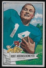 1952 Bowman Large #79 Robert Hoernschemeyer Detroit Lions-Excellent!