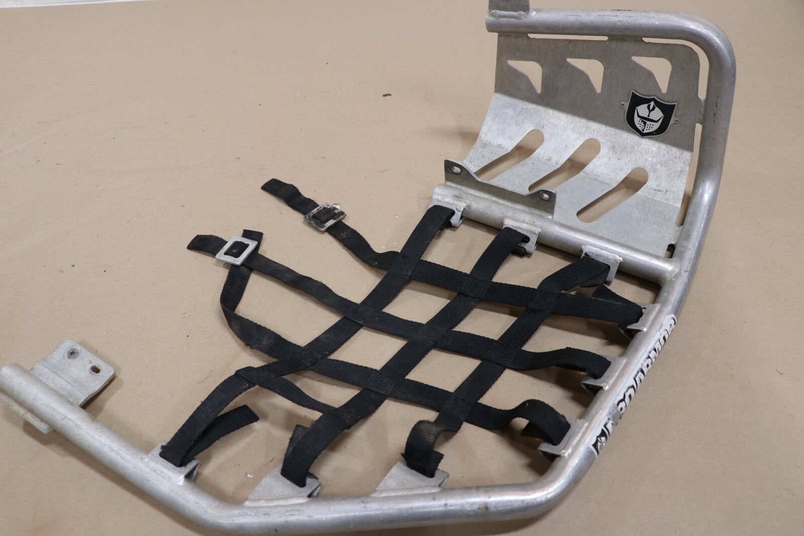 Heel Guards footrest Yamaha YFZ450 nerf bars 20042009 aluminum black B