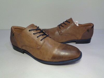 Guess Size 11 M BERTIN Brown Lace Up Oxfords New Mens Shoes  display picture 3