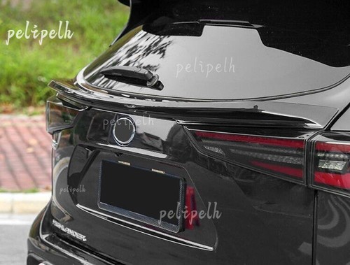 ABS GLOSS BLACK FOR TOYOTA HIGHLANDER 2020-2023 SPOILER TRUNK LID LIP WING TRIM - Picture 6 of 10