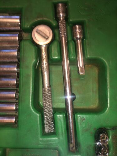 S K Tools 91844 41 Piezas 1/4" Unidad SAE/Estándar Métrico/Juego de Enchufes Profundos Estuche EE. UU. - Imagen 3 de 7